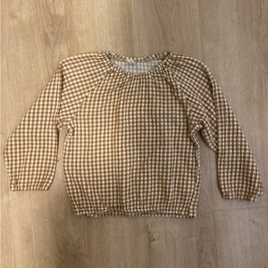 Quincy Mae gingham blouse (2-3Y)